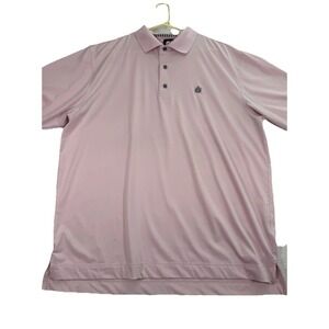FootJoy Performance Golf Polo Shirt XL Pink Stretch Moisture Wicking Logo FJ‎